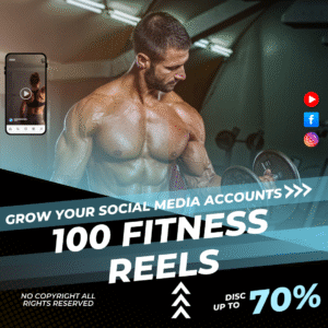 500+ Fitness Reels-Gym Healthy Lifestyle Reels Bundle