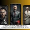 500+ AI Motivational Reels Bundle In Hindi - +5 Bonus