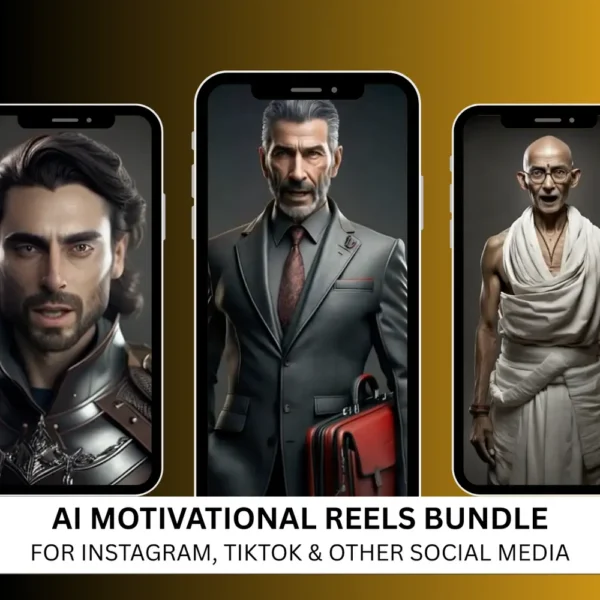 500+ AI Motivational Reels Bundle In Hindi - +5 Bonus