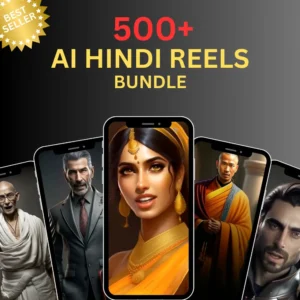 500+ AI Motivational Reels Bundle In Hindi - +5 Bonus